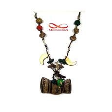 Collier Simple Asiatique Thaï Naturel Coco (Fil Réglable) au meilleur prix au Maroc