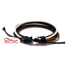 Bracelet Cordon + Cuir Réglable Unisex au meilleur prix au Maroc