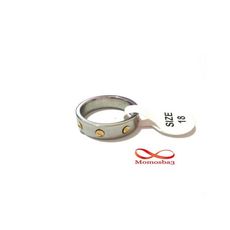 Bague En Acier Inoxydable Argenté DORE - Unisex au meilleur prix au Maroc