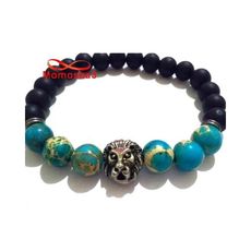 Agate Pierres Naturelle Avec Pendentif LION - élastique au meilleur prix au Maroc