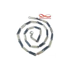 Chaîne En Acier Inoxydable Argenté + Noir au meilleur prix au Maroc