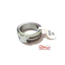 Bague En Acier Inoxydable Argenté au meilleur prix au Maroc