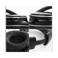 Casque Q7 Over Ear stéréo sans fil Bluetooth avec micro Slot SD FM Radio - NOIR AVEC APPLICTION OS ENDROID au meilleur prix au Maroc