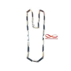 Chaîne En Acier Inoxydable Argenté + Noir au meilleur prix au Maroc