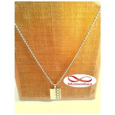 Chaine Avec Pendentif Plaque DORE En Acier Inoxydable Et Plaqué Or au meilleur prix au Maroc