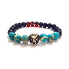 Agate Pierres Naturelle Avec Pendentif LION - élastique au meilleur prix au Maroc