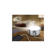 En aluminium Toucher Capteur Interrupteur 3 Modes LED Night Light Accueil Chargeur avec 2 USB Ports De Charge Rapide 5 V 2.4A Pour téléphone au meilleur prix au Maroc