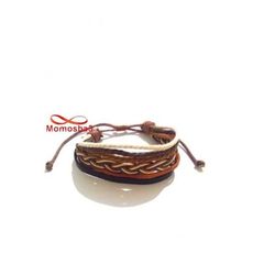 Bracelet Torsadé Cuir Et Fil Réglable Unisex au meilleur prix au Maroc