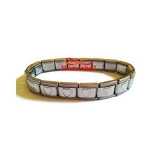 Bracelet En Acier Inoxydable Avec Symbole Coeur - Unisexe au meilleur prix au Maroc