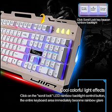 G700 LED arc-en-jeu de jeu de rétroéclairage couleur USB filaire souris clavier au meilleur prix au Maroc