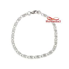 Gourmette En Acier Inoxydable Argenté au meilleur prix au Maroc