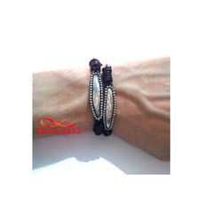 Bracelet Cuir Noir - Unisex au meilleur prix au Maroc