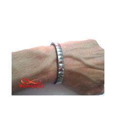 Bracelet En Acier Inoxydable Argenté - Unisexe au meilleur prix au Maroc