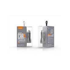 C4070 - Chargeur de voiture - 2 Ports UDB - Charge rapide QC 3.0 - iOS - Gris métallique au meilleur prix au Maroc