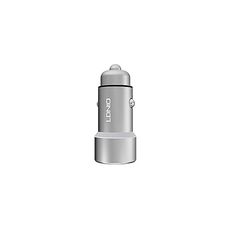 Original C302 (3.6A) Premium Chargeur Fast allume-cigare en alliage de zinc série double USB avec câble Micro USB 1M-Gris au meilleur prix au Maroc
