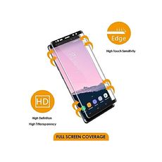 VERRE INCASSABLE 3D TOTAL INCURVE FINE ANTI TRACES ANTI RAYURES RESISTANT POUR SAMSUNG GALAXY NOTE 8 NOIR au meilleur prix au Maroc