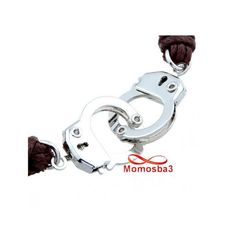 Bracelet Fils MARRON Réglable Avec Pendentif Menotte Argenté Unisex au meilleur prix au Maroc