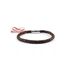 Bracelet Cuir MARRON Avec Fermoir Magnétique au meilleur prix au Maroc