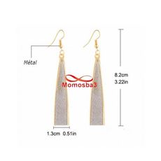 2018 Boucles D’oreilles Pour Femme - Argenté au meilleur prix au Maroc