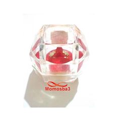 Boucle D'oreille Plaqué Or Avec Pierre BLANC + Boite au meilleur prix au Maroc