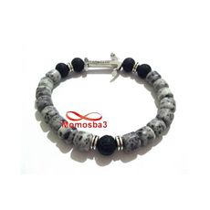 Agate Pierre Naturelle Avec Pendentif Ancre Vikings - Unisex au meilleur prix au Maroc