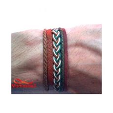 Bracelet Torsadé Cuir Et Fil Réglable - Unisex au meilleur prix au Maroc