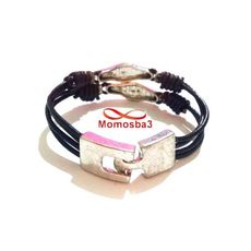 Bracelet Cuir Noir - Unisex au meilleur prix au Maroc