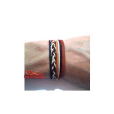 Bracelet Torsadé Cuir Et Fil Réglable au meilleur prix au Maroc