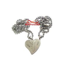 Chaine Maille Boule + Pendentif Clef Et Cadenas En Acier Inoxydable au meilleur prix au Maroc