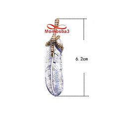 Chaine En Acier Inoxydable Avec Pendentif Plume - Unisex au meilleur prix au Maroc