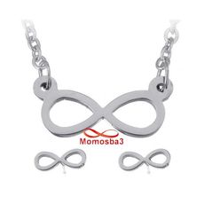 Ensemble Infinity En Acier Inoxydable Argenté au meilleur prix au Maroc