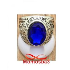 Bague Chic avec Pierre BLEU Naturelle au meilleur prix au Maroc