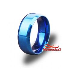 Bague En Acier Inoxydable BLEU - Unisex au meilleur prix au Maroc