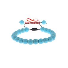 Agate Pierres Naturelle NOIR BLEU Avec Fil Réglable au meilleur prix au Maroc