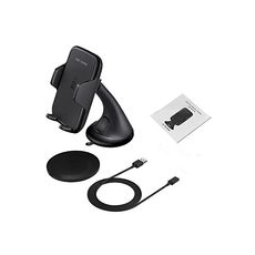 2A Qi Chargeur rapide de voiture sans fil avec plaque de base de ventilateur de refroidissement pour Samsung S8 / S8 + / S7 / S7 / S7 / EDGE / NOTE5 / S6 EDGE + Couleur NOIR au meilleur prix au Maroc