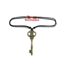 Collier Grande Clé BRONZE Avec Fil Réglable - Unisex au meilleur prix au Maroc