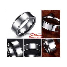 Bague En Acier Inoxydable Argenté - Unisex au meilleur prix au Maroc