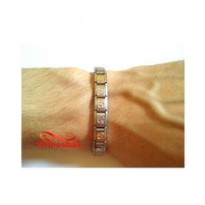 Bracelet En Acier Inoxydable Avec Symbole Peace - Unisexe au meilleur prix au Maroc