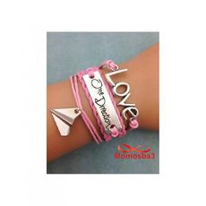 Bracelet Femme Fil Et Cuir Avec 3 Pendentifs FASHION - 2019 au meilleur prix au Maroc