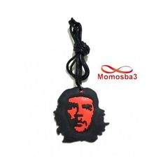 Collier Fil Noir Réglable Avec Pendentif CHE GUEVARA Silicone - Unisex au meilleur prix au Maroc