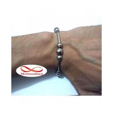 Bracelet Maille Boule Acier Inoxydable Unisex au meilleur prix au Maroc
