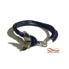 Bracelet Fishtail Cuir + Fermoir En Acier Inoxydable au meilleur prix au Maroc