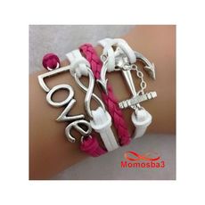 Bracelet Femme Fil Et Cuir Avec 3 Pendentifs FASHION - 2019 au meilleur prix au Maroc