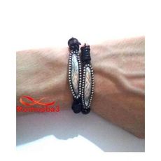 Bracelet Cuir Noir - Unisex au meilleur prix au Maroc