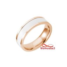 Bague En Plaqué Or et Acier Inoxydable  - Unisex au meilleur prix au Maroc