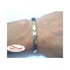 Bracelet En Acier Inoxydable - Argent & DORE au meilleur prix au Maroc