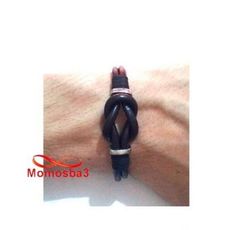 Bracelet Marine Cuir MARRON - Unisex au meilleur prix au Maroc