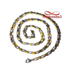 Chaîne En Acier Inoxydable Argenté + DORE au meilleur prix au Maroc