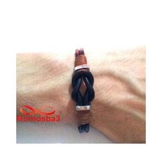 Bracelet Marine Cuir Noir - Unisex au meilleur prix au Maroc