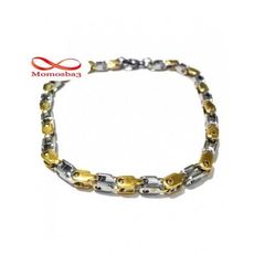 Gourmette Unisex En Acier Inoxydable DORE + Argenté au meilleur prix au Maroc